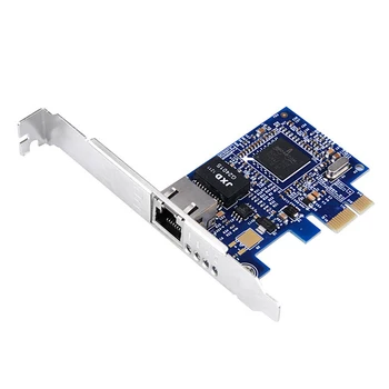 

For Desktop PC PCI Express Stable Signal Gigabit Ethernet RJ45 Port Professional Easy Operation Home Office Network Card Adapter