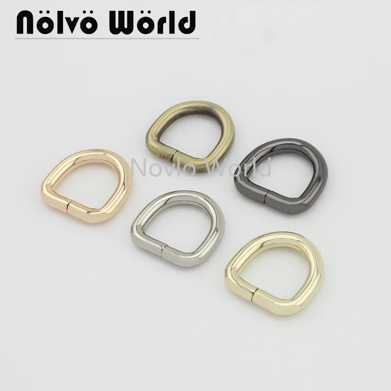 Мир Nolvo 5 20 15 6 шт. цветов 5/8*15 мм металлическое D образное кольцо открытые пряжки
