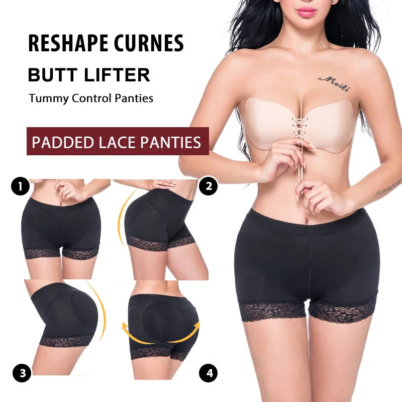 Искусственная для ягодиц Enhancer Ass women Body Shaper Butt Lifter моделирующее белье контроль животика мягкие трусики подтяжка ягодиц набедренные подушечки Tomboy