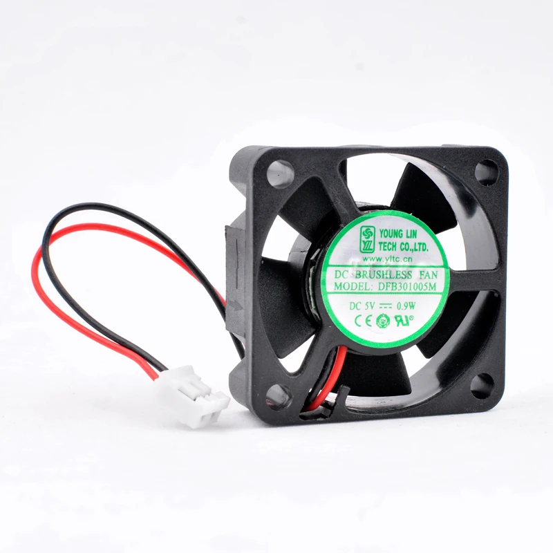 DFB301005M 3cm 30mm fan 30x30x10mm DC5V 0.9W 2 wires balls Cooling for router micro devices | Компьютеры и офис