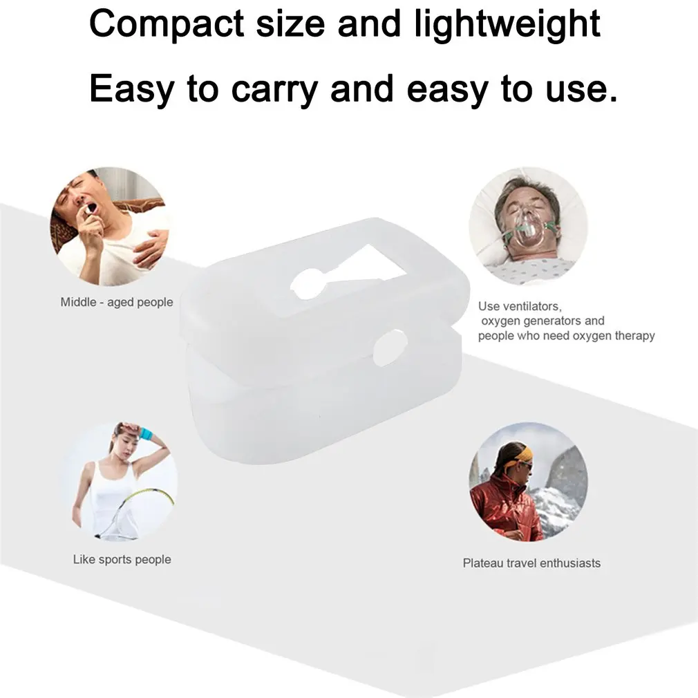 Oximeter Silicone Cover Finger Clip Oximeter Protective Case Portable Fingertip Pulse Silicone Protective Case Cover