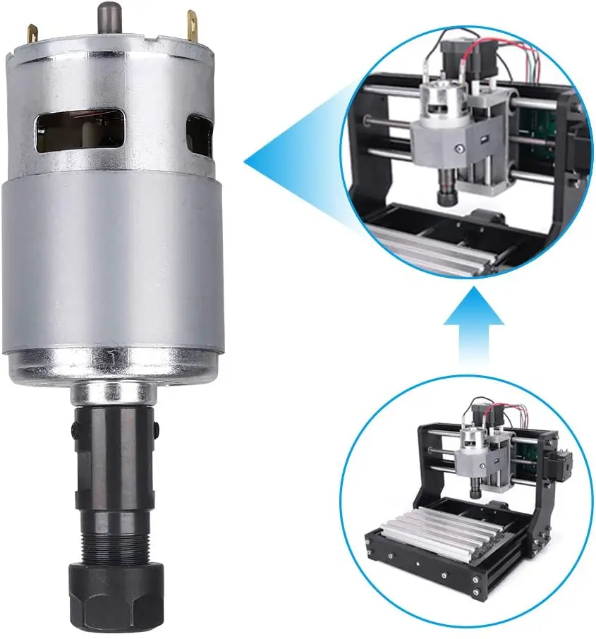 High-speed 775 Dc Motor 20000 Rpm For 3018 Woodworking Machinery
