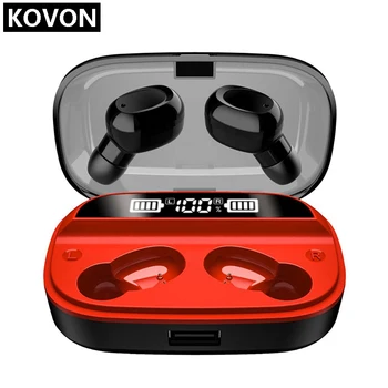 

Wireless Earbuds Bluetooth Headphone Touch Control Sport Earphone TWS IPX7 Waterproof 3000mAh Charging Case LED Digital Display