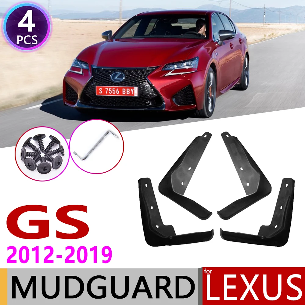 

for Lexus GS GS200 GS250 GS300 GS350 GS450 L10 2012~2019 Mudflap Fender Mud Flaps Guard Splash Flap Mudguards Accessories 2015