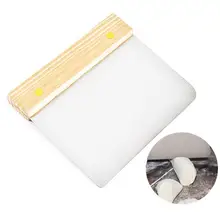 Торт Пицца деревянная ручка скребок для теста резак нержавеющая сталь скребок для теста резаки Деревянная Ручка Торт Пицца Инструменты для выпечки