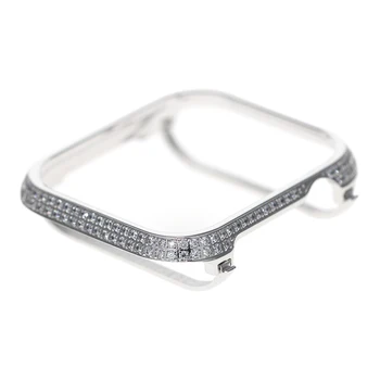 

New Luxury Crystal Diamond watch Case cover For watch 4 44mm 40mm protection watch 42mm 38mm series 3 2 1 platinum