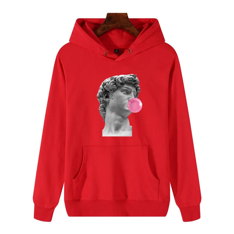m9368 Red Vaporwave унисекс толстовки Streetwear K уличная Sad Girl Ретро аниме для женщин/мужчин Эстетическая мода японский хлопок нормальный с капюшоном - Цвет: m9368 Red