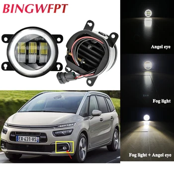 

Angel Eye Fog Light Assembly For Citroen C4 Picasso Coupe Hatchback 2004-2013 Car Front Bumper LED Fog Light 12V