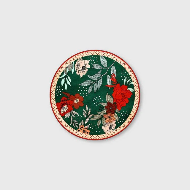 아메리칸 스타일 라운드 영역 러그: 공간에 우아함과 활력을 더하세요