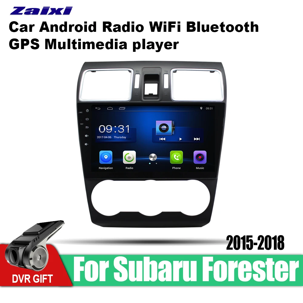 

ZaiXi Android Car GPS Multimedia Player For Subaru Forester XV 2015-2018 car Navigation radio Video Audio Car Player Bluetooth