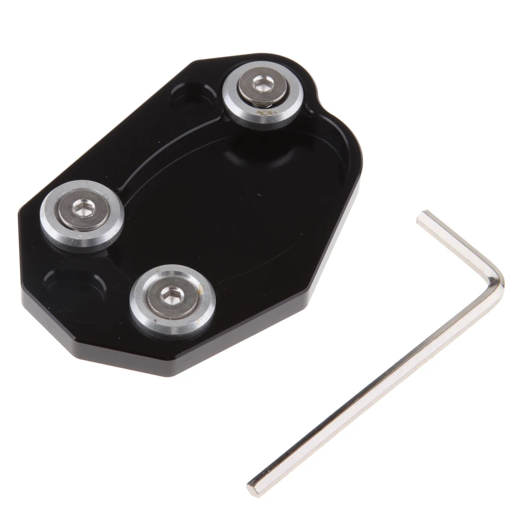 Motorcycle CNC Side Stand Kickstand Enlarge Plate Pad For Kawasaki Z1000