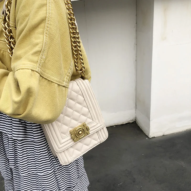

Pu Single-shoulder Bag for Women 2019 New Style Fashion Spring And Summer Graceful Shoulder Bag Women's Popular Brand Bag Rhombu