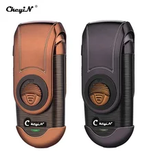 Портативная бритва электрическая перезаряжаемая Бритва ультра-тонкий фольга триммер для бороды бритье для мужчин уход за лицом дорожные щипчики+ запасная головка