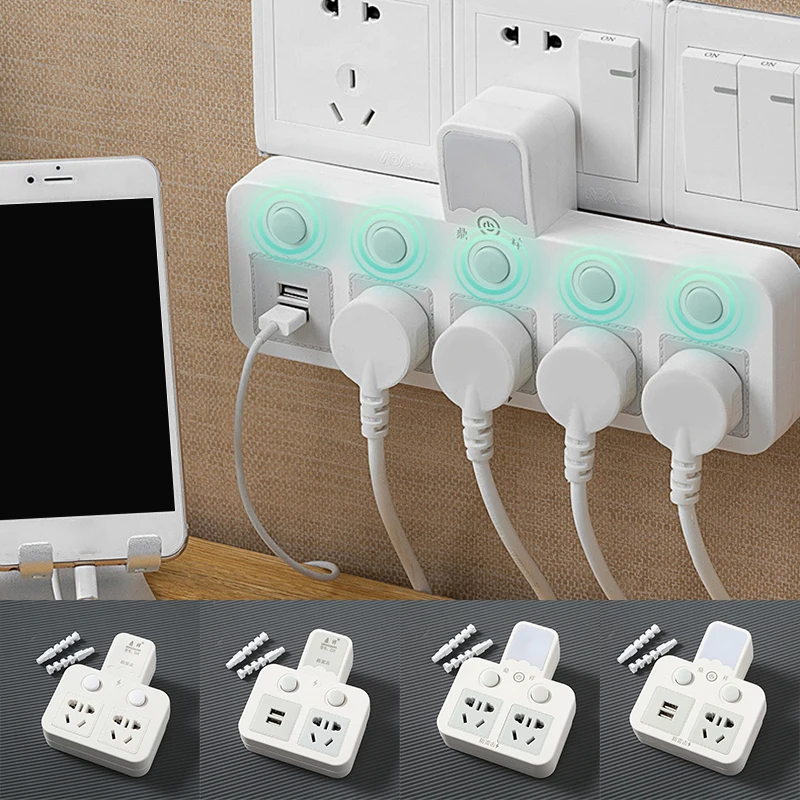 Ночник с Lightning защита конвертер USB зарядное устройство для дома жизни тактильные адаптер интеллектуальные розетки для путешествий