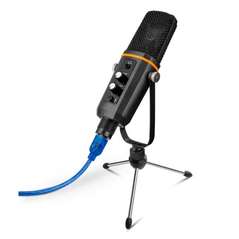 

My Mic BM100U reverberation condenser recording studio USB microphone with tripod stand for computer broadcasting