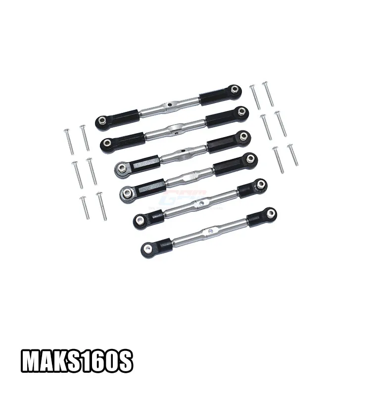 Полный комплект рулевой тяги для ARRMA 1/10 KRATON 4X4 4S BLX ARA102690 Запчасти радиоуправляемых