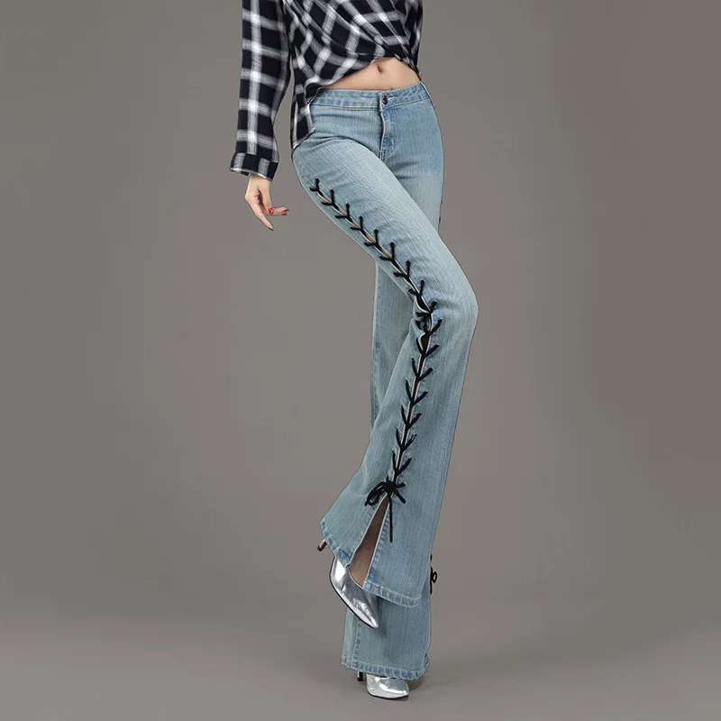 Celana Jeans Panjang Musim Semi 
