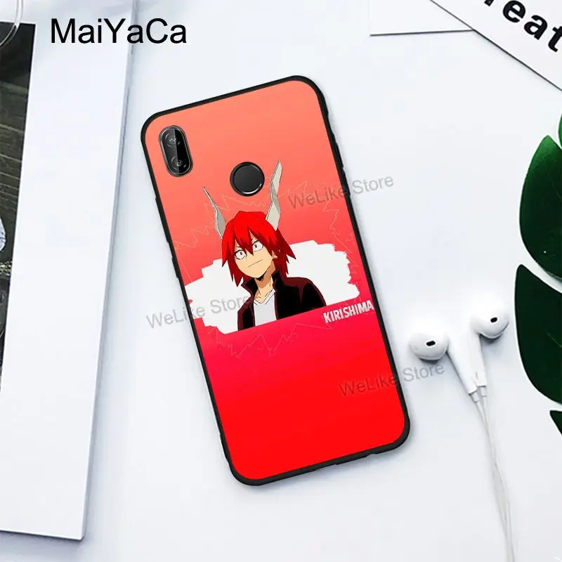 Чехол Red Riot Eijiro Kirishima My Hero academic для Xiaomi Redmi Note 8 9 Pro K30 7 9S 8T 7A 8A Mi A3 9T 10 Lite Max3|Бамперы| |