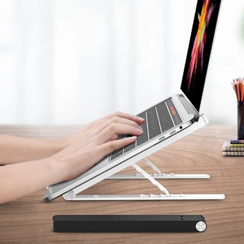 

Adjustable Laptop Stand Foldable Notebook Stand Lifting Cooling Holder Bracket Non-slip Pad for Laptops 13-17 inch