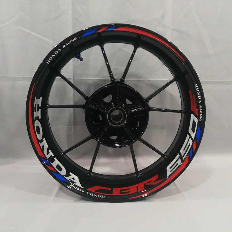 Для honda CBR650F мотоциклы колеса наклейки водонепроницаемый Светоотражающие Обода