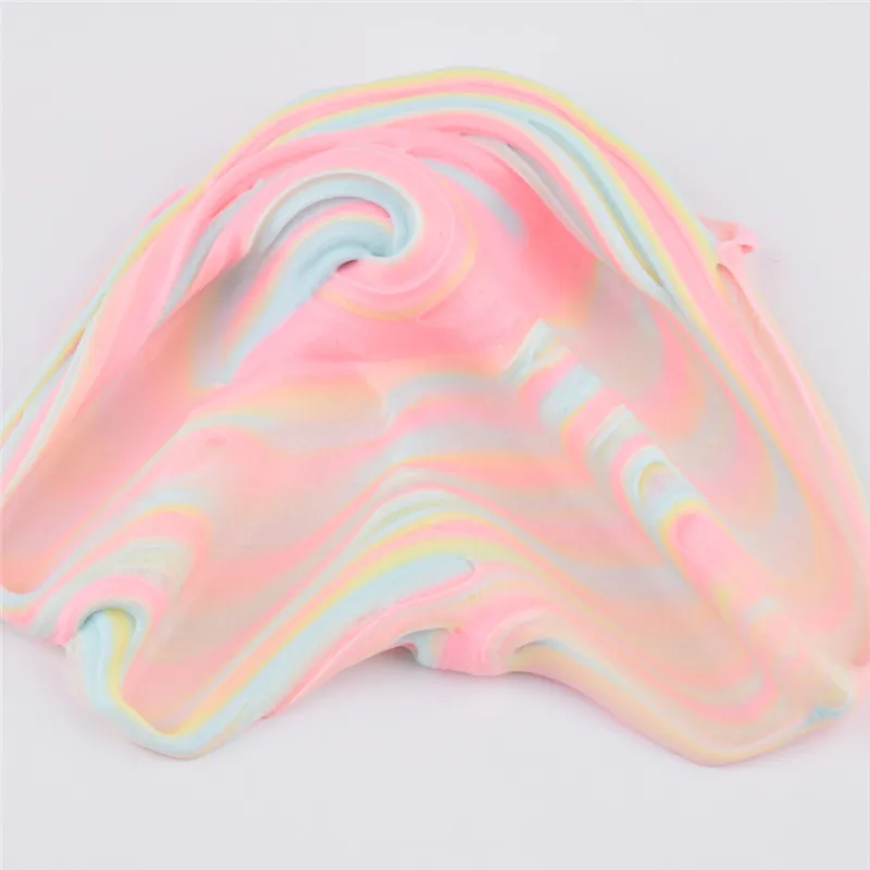 slime additives Fluffy Cloud Slime Scented Therapeutic Putty Cotton Candy Slime Supplies Stress zabawki dla dzieci  #4AA14 (23)