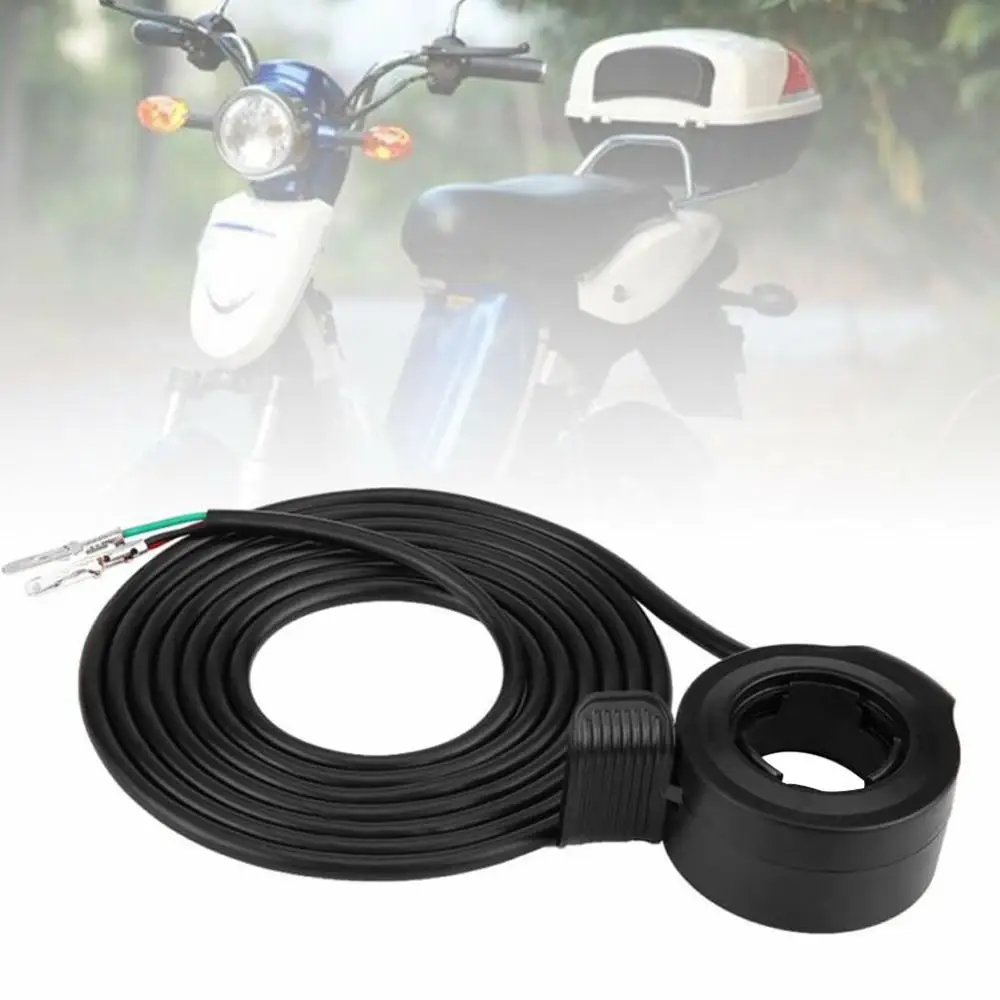

Accelerator Speed Control Electric Bike Plastic Metal Thumb Throttle Scooter Accessories Black Replacement Practical 3 Wire Grip