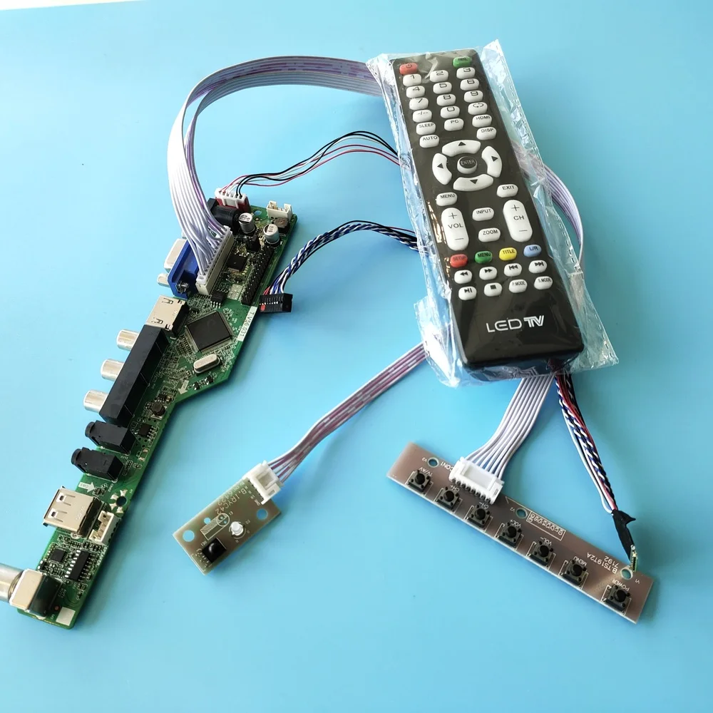 

Kit for LP140WH8-TLA1/LP140WH8-TLC1 Controller board panel 1366x768 40pin USB Screen TV HDMI LCD remote AV Audio Display VGA LED