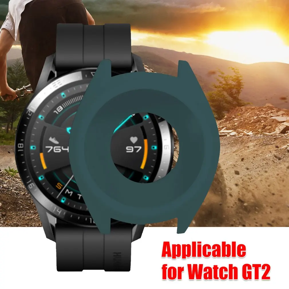 Soft TPU Silicone Case Cover For Huawei Watch GT 2 GT Smart Bracelet Protective Frame Shell For GT2 Wristband Protector Sleeve