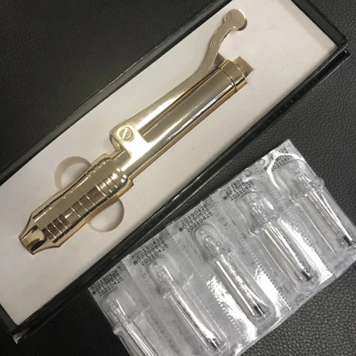 pen and 5pcs ampoule 0,3 мл одноразовая Стерильная головка ампула для гиалуроновой ручки гиалуронический пистолет бесплатно иглы расходные материалы против морщин воды шприц - Номер модели: pen and 5pcs ampoule