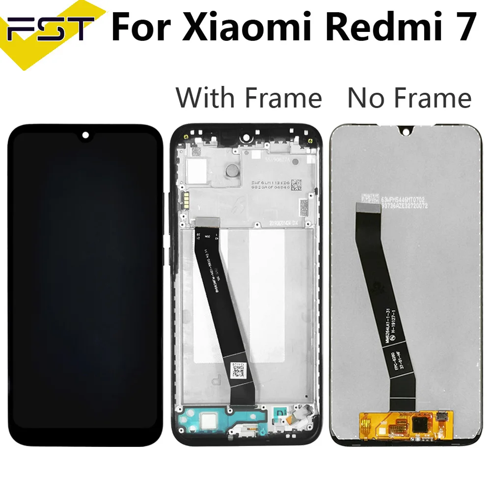 5,4" для Xiaomi Redmi 7/Redmi 7A ЖК-дисплей+ кодирующий преобразователь сенсорного экрана в сборе с рамкой запасные части+ Инструменты