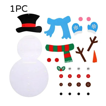 

Cartoon Children's Educational DIY Handmade Three-Dimensional Toy Felt Christmas Snowman Handmade Fabric Products