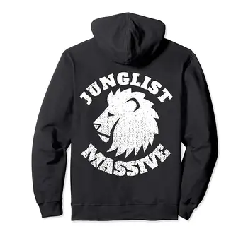 

Junglist Massive Drum and Bass EDM DnB Lion Pullover Hoodie & swearshirt