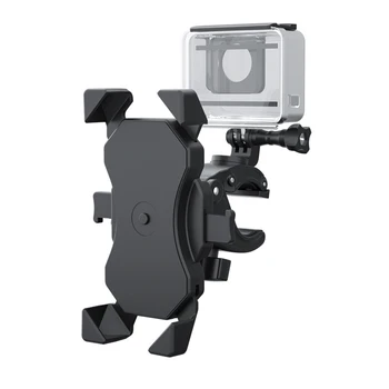 

Bike Phone Holder 360 Rotation Motorcycle Phone Mount Clamp for Action Camera and Smartphone 4.0-6.5 Inches
