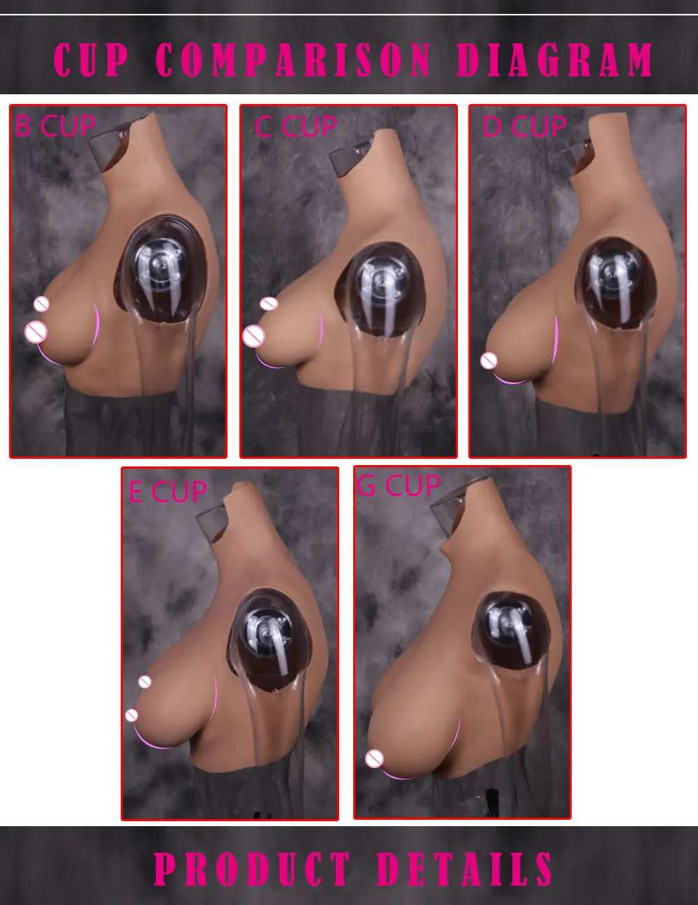 Eyung No Oil Realistic Sissy Fake Boobs Silicone Breast Forms Tits Mimi For Crossdresser Transvestite Mastectomy Artificial Bust (3)