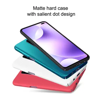 

Genuine NILLKIN Super Frosted Shield Matte Hard PC Back Case Cover Salient Dots For Xiaomi Redmi K30/K30 5G Redmi Note 8T Phone