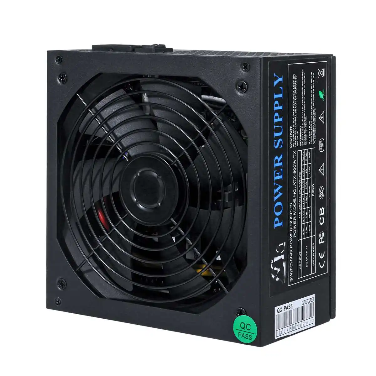 Блок питания для игрового ПК 750 Вт ATX 12 В 24Pin / PCI /SATA /ATX Walt 14 см новый вентилятор