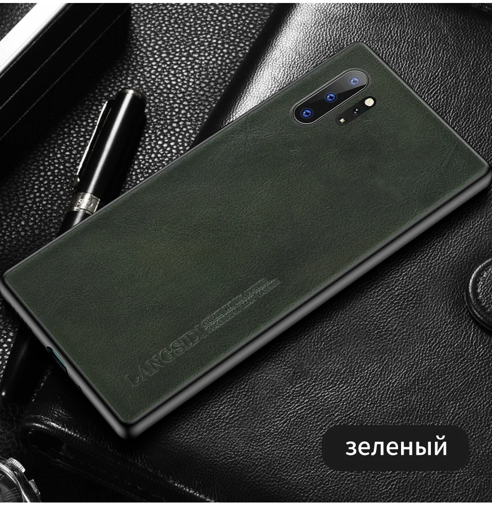 Натуральная масло воск кожаный чехол для телефона для samsung galaxy Note 10 8 9 Примечание 10 плюс A50 A70 A80 A30 A8 A8S A9S A20S S10 S7 S8 S9 плюс