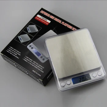 

Mini Digital Scales 0.01/0.1g LCD Precision Electronic Grams Weight Balance Scale Tea Baking Weighing Scale 500g/1/2/3kg