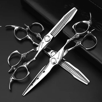 

6 inch scissors barber professional hair cutting tool hair cutting scissors set hairdressing scissors thinning hair tools salon