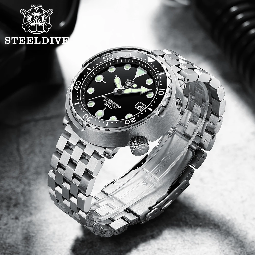 SD1975S New Watch 2020 Steeldive CUSN8 Bronze Dive Watch NH35 Automatic 30ATM CeramiC Bezel Mens Watch