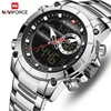 NAVIFORCE Watch Men Top Luxury Brand Men’s  Sports Quartz Watches Full Steel Waterproof Digital Male Clock Set For Sale ► Photo 2/6
