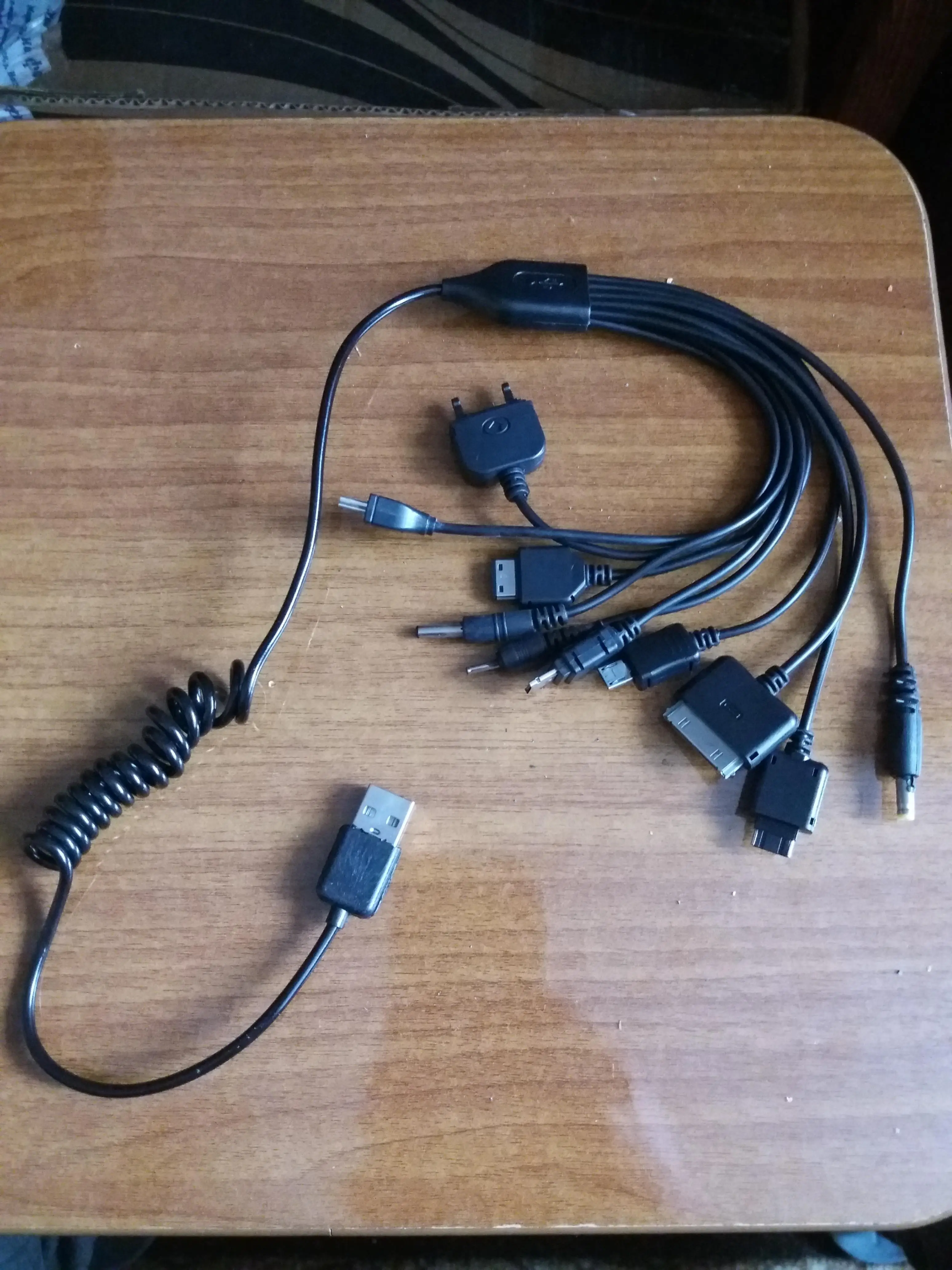 10 в 1 универсальный USB кабель для зарядного устройства Шнур Micro USB Mini USB для телефона iPhone iPod samsung Nokia Y550 MP3 DVD psp