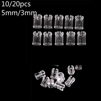 

10/20pcs 3mm 5mm Clear Plastic LED Light Emitting Diode Lampshade Protector