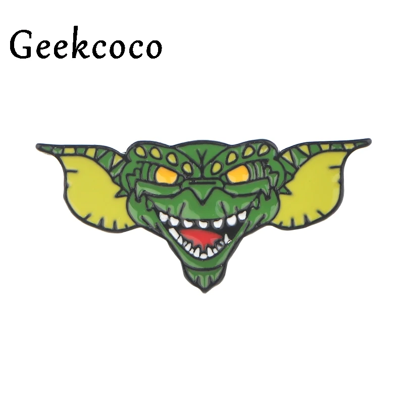 Мультфильм каваи Gremlins жесткая эмаль броши Металлические Булавки para ropa для детской обуви одежда рюкзак diy ремесло украшение J0741 - Окраска металла: 1