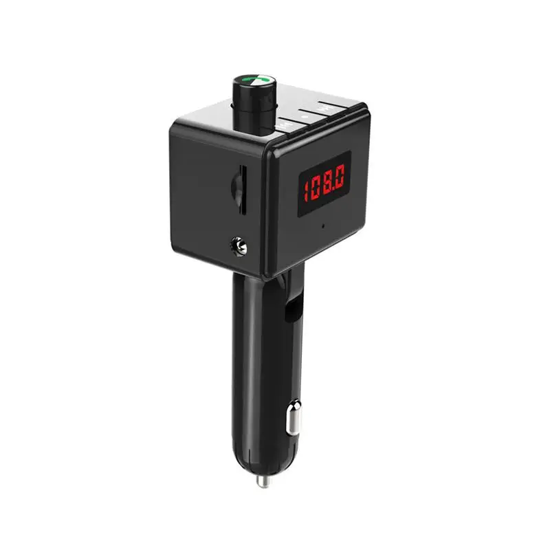 Авто двойной зарядное устройство USB Автомобильный MP3-плеер Bluetooth ресивер TF карта FM Launcher Hands-free Звонки телефон