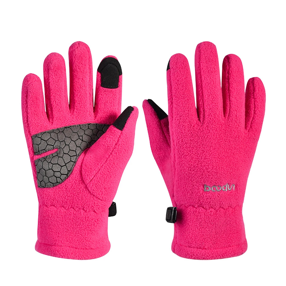 

Riding Gloves Winter Gloves Mittens Children Full Finger Touch Screen Keep Warm for Sport Cycling Fishing Snowboard Running