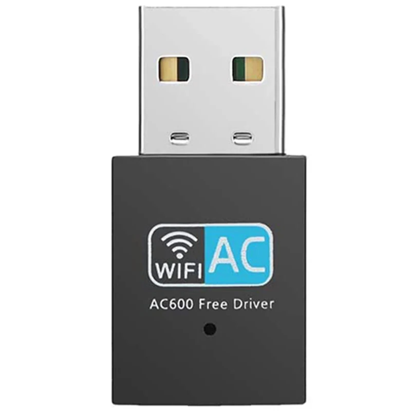 USB WiFi адаптер 600 Мбит/с 5 8 ГГц/2 4 ГГц двухдиапазонный беспроводной мини-адаптер