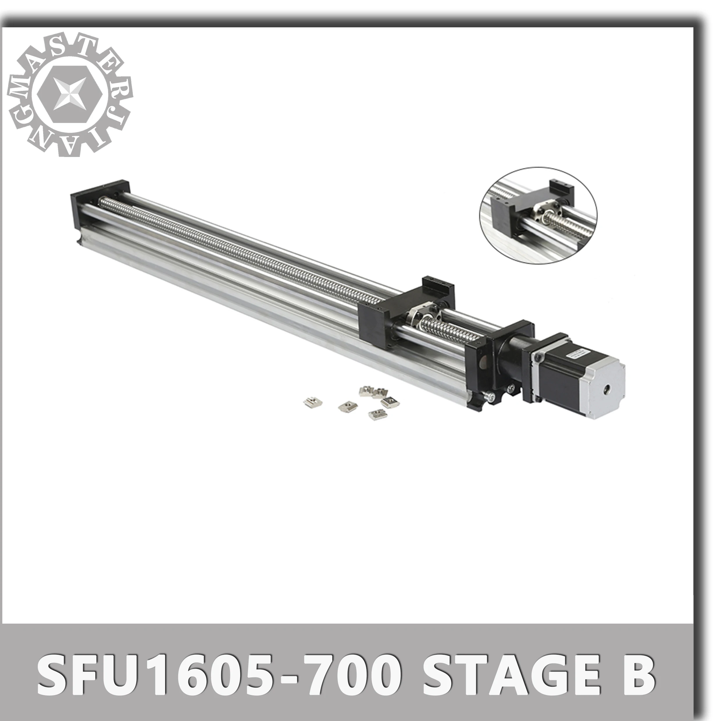 Этап B THK 90 SFU1605 700mm линейные направляющие рельсы линейный привод система модуль