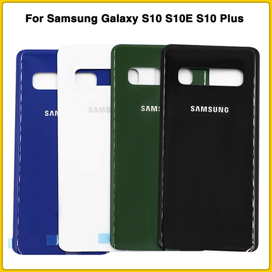 

New S10 Rear Housing case For Samsung Galaxy S10 S10E S10 Plus G973 G973F G975 G975F Battery Back Cover Door Rear Cover