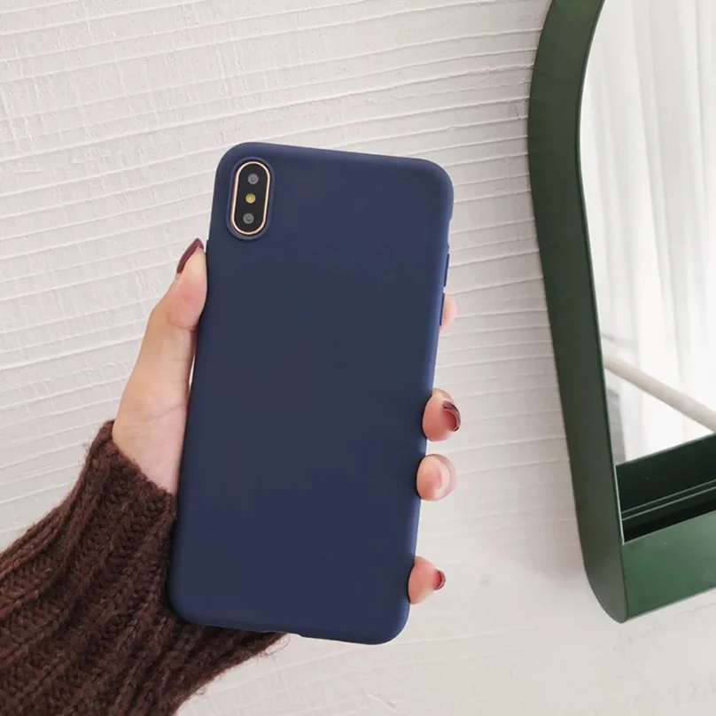 Силиконовый чехол ярких цветов для Iphone 11 Pro Xs Max X Xr 8 7 6s 6 Plus, Ультратонкий Мягкий чехол из ТПУ на заднюю панель, чехол для Iphone 5S, SE 5 S